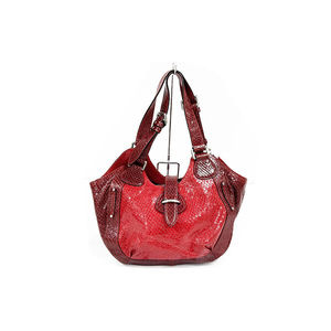 Celine Python Shoulder Bag Red